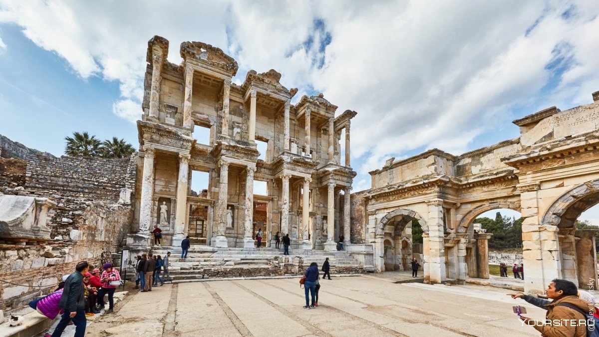 Древний город Эфес библиотека Цельса