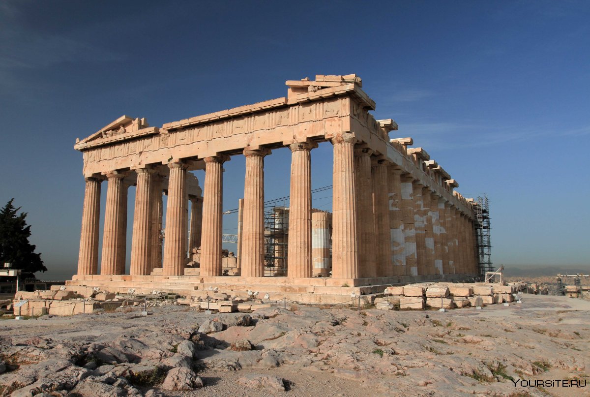 Греция развалины Парфенона