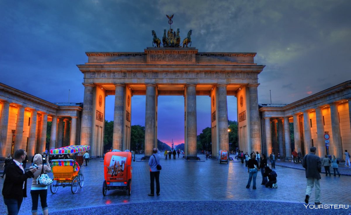 Достопримечательности Берлина Бранденбургские ворота