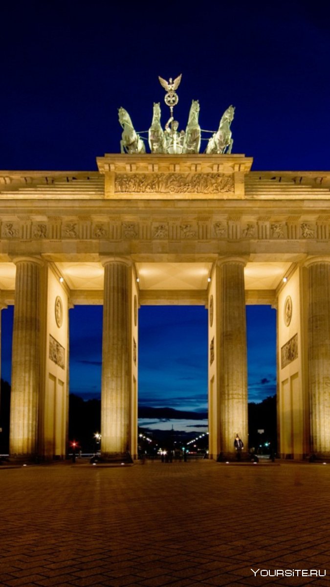 Достопримечательности Германии Бранденбургские ворота