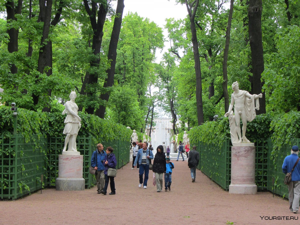 Восьмигранный фонтан летний сад Санкт-Петербург