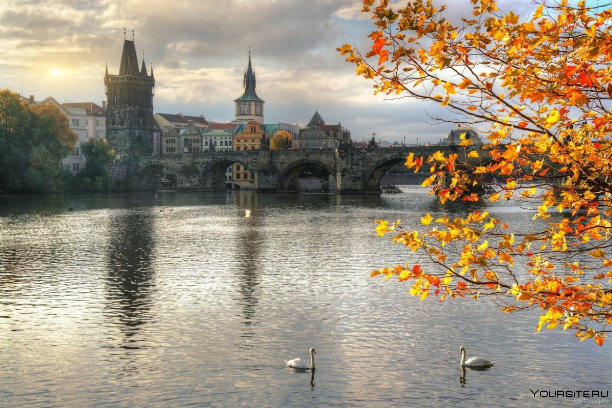 Прага столица Чехии октябрь