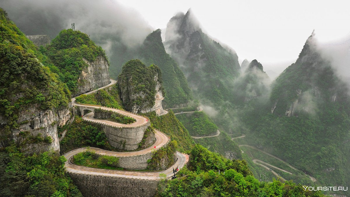 Горы аватара Китай национальный парк Чжанцзяцзе