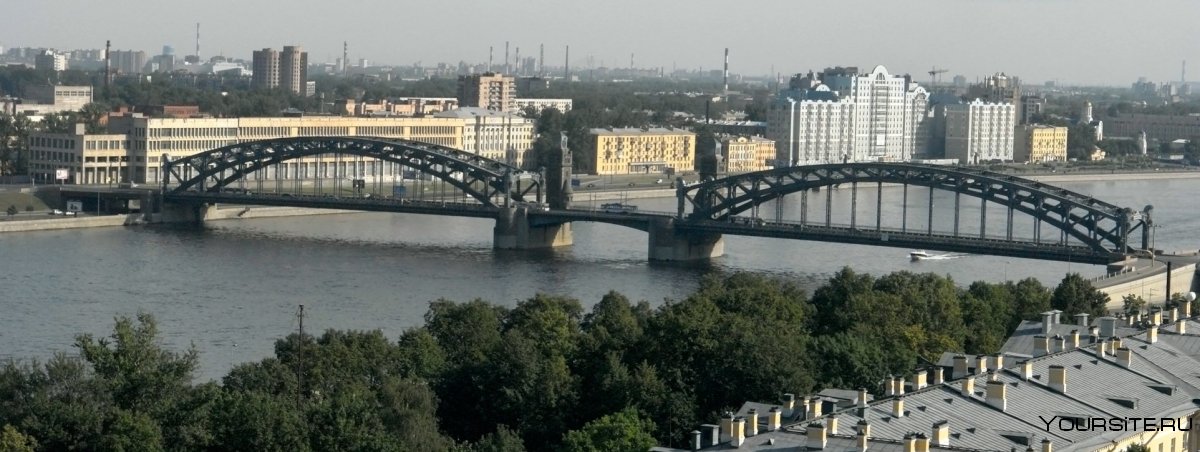 Большеохтинский мост СПБ