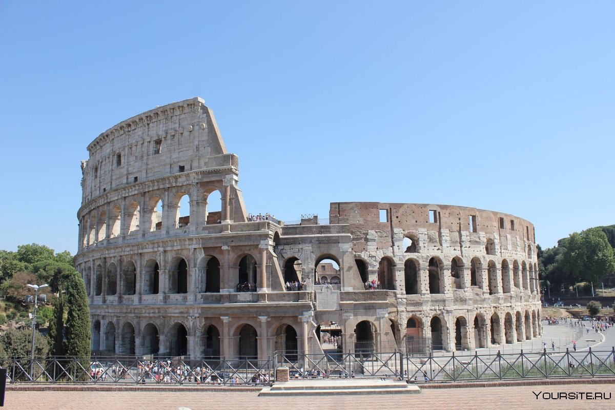 Лестницы Колизеей и Амфитеатров Рима и Греции