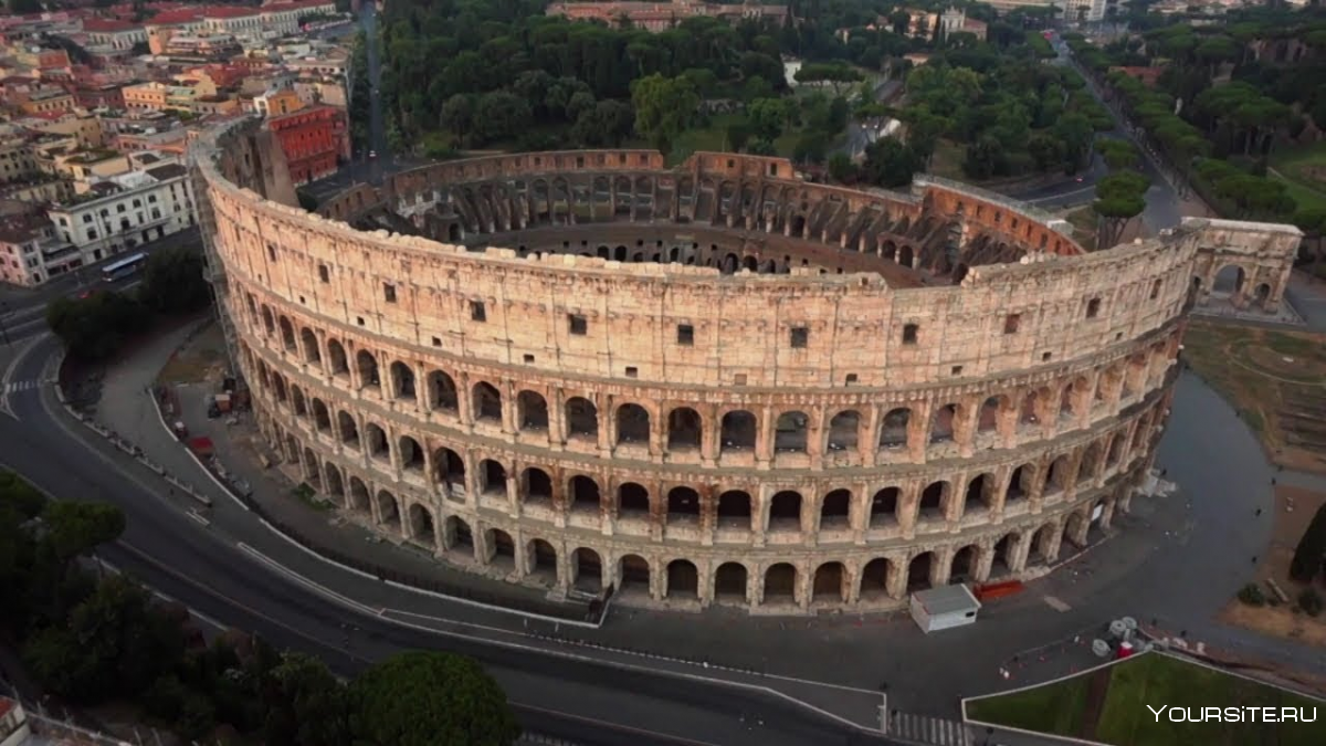 Римский Колизей на карте мира