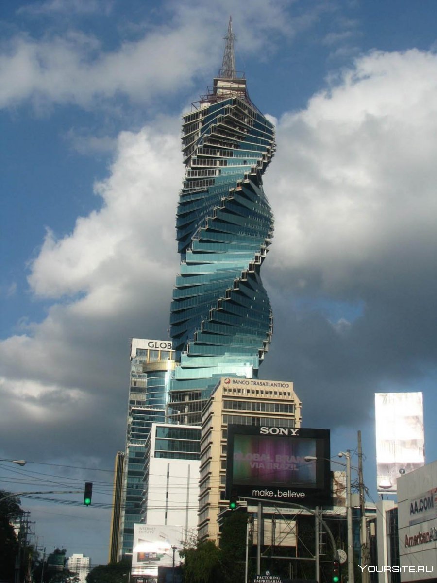 Спиральная башня Панама Сити