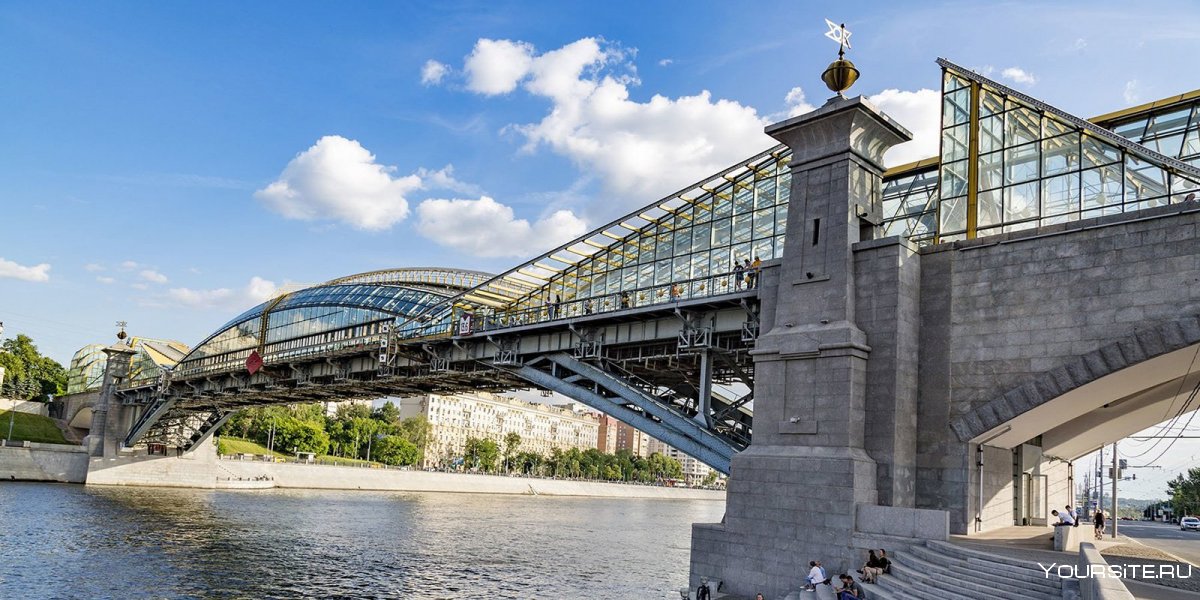 Мост Богдана Хмельницкого Киевский пешеходный мост