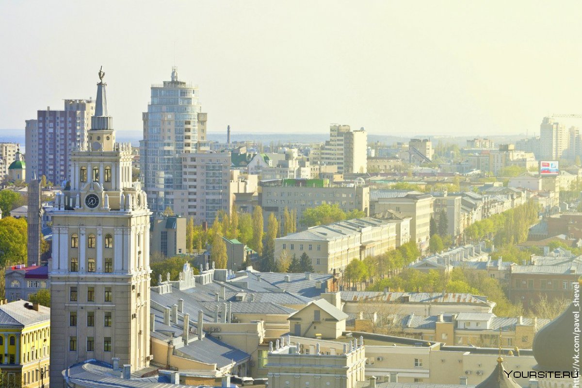 Воронеж проспект революции панорама
