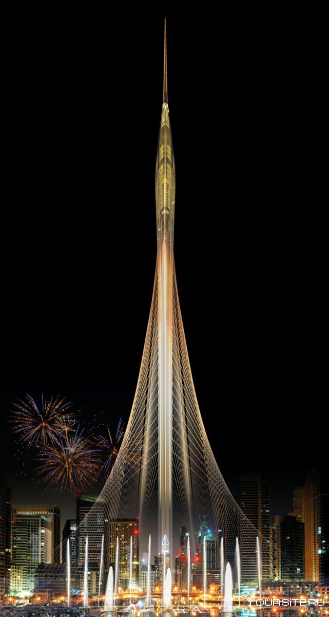 Башня в Дубай-крик Харбор