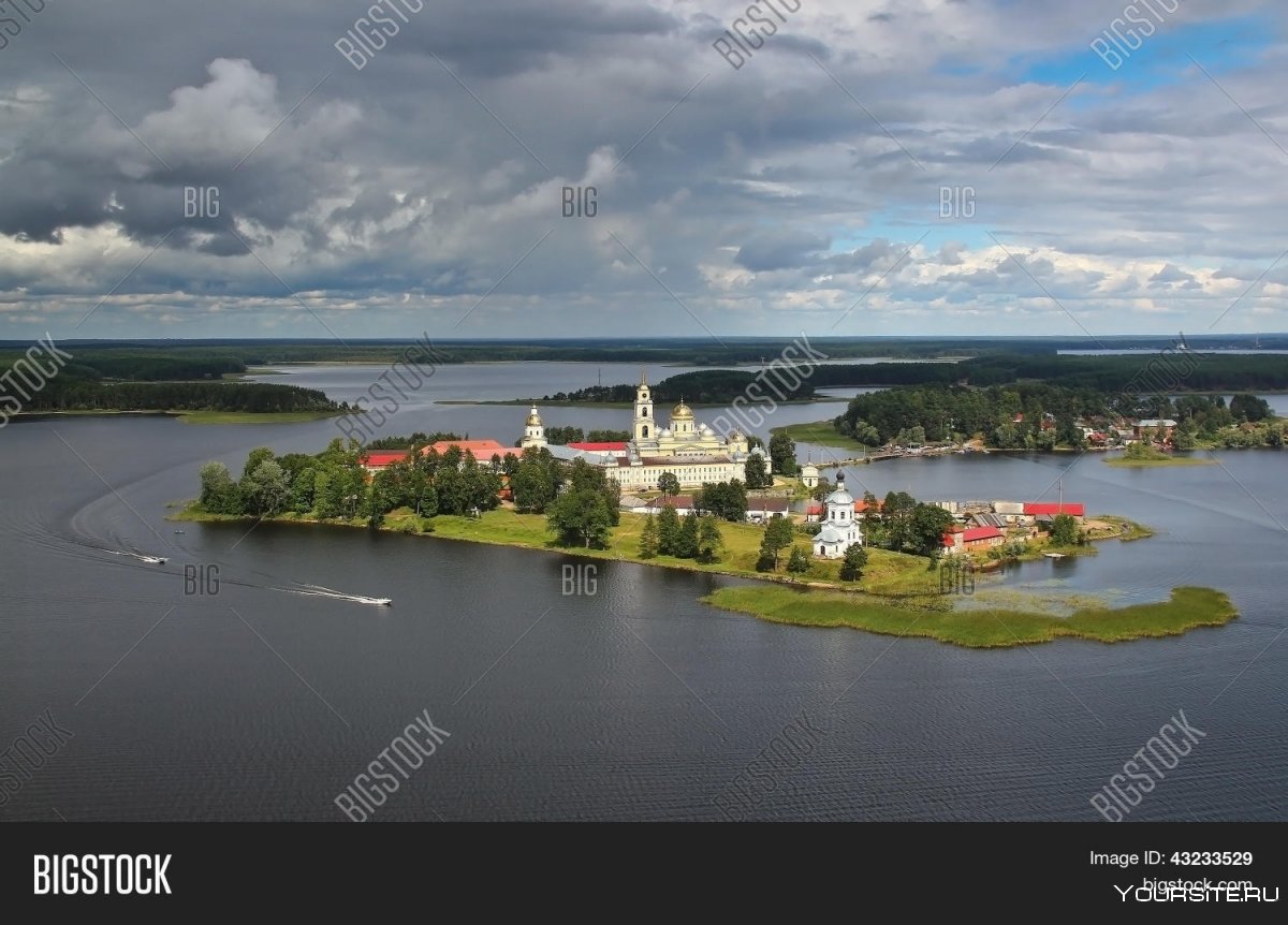 Озеро Селигер город Осташков