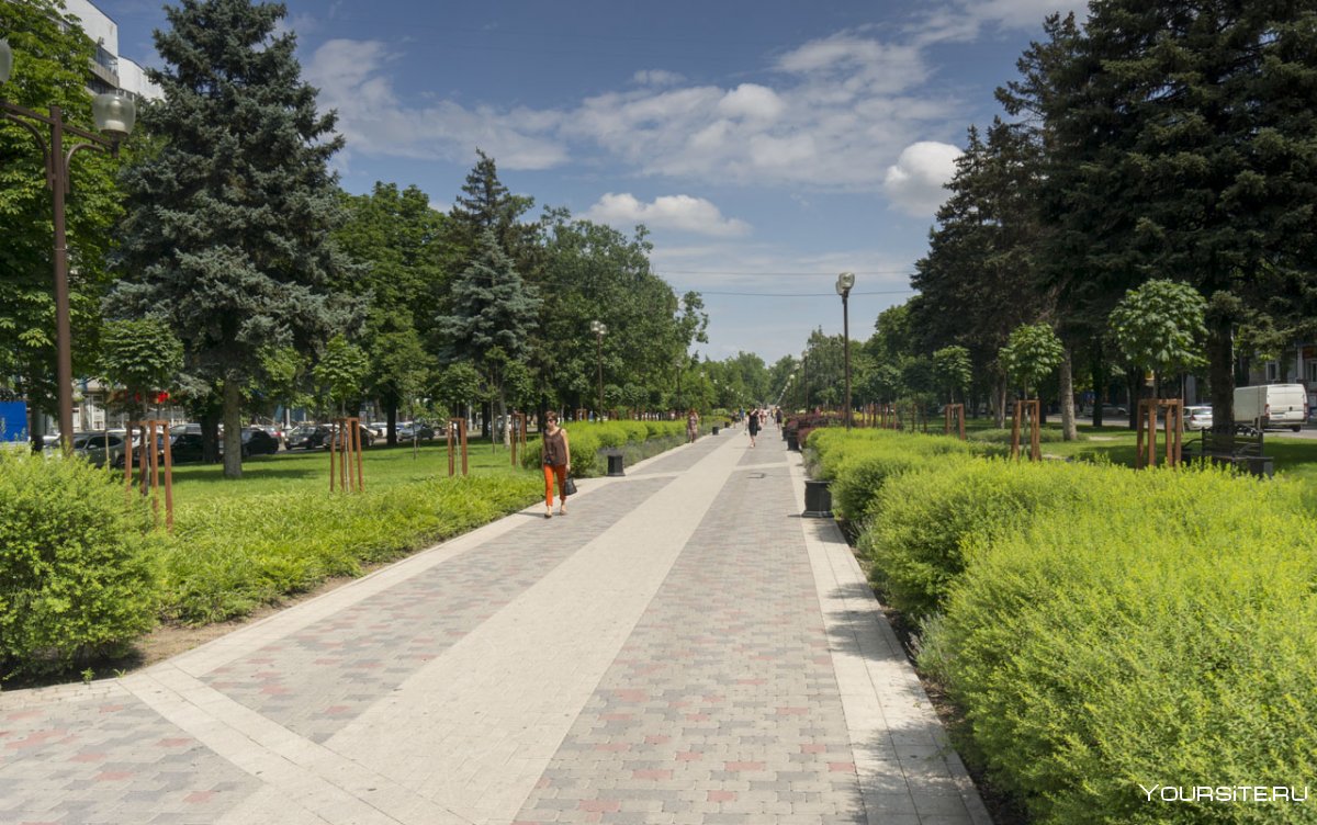 Александровский бульвар в Краснодаре