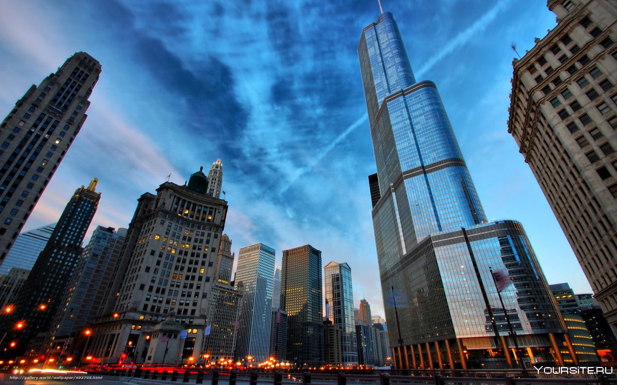 Чикаго (Иллинойс) небоскребы