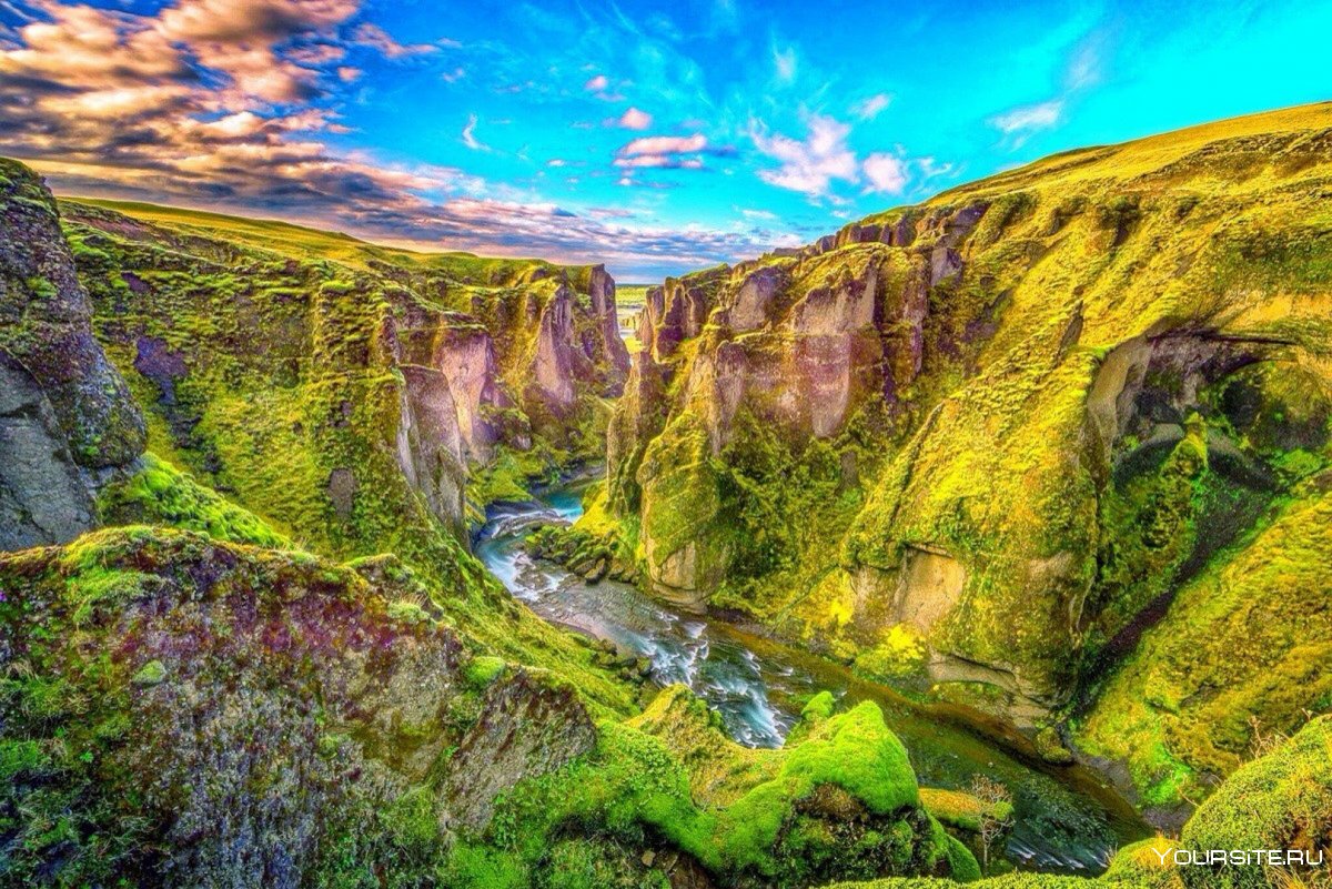 Каньоны Исландии Фьядpapглйуфуp