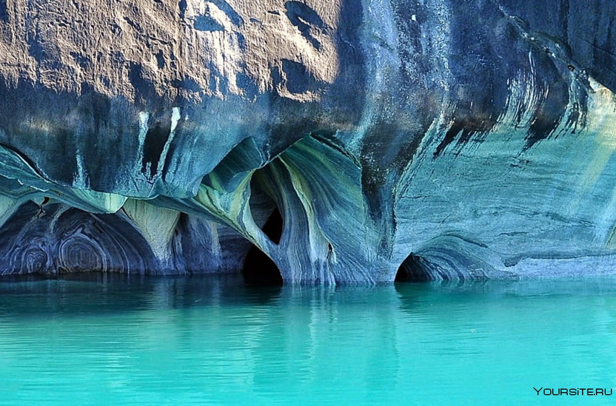 Мраморные пещеры Патагонии Чили