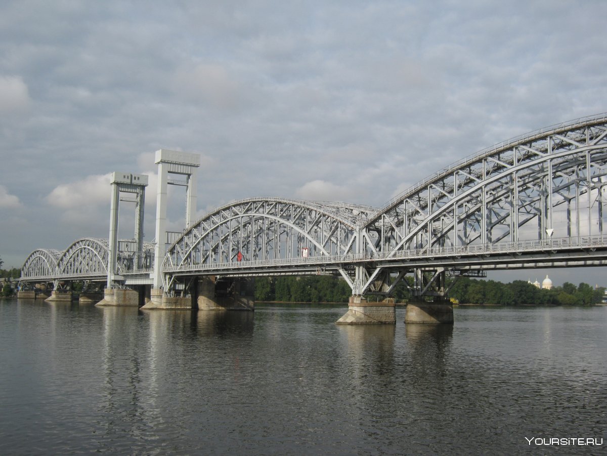 ЖД мост проспект Обуховской обороны
