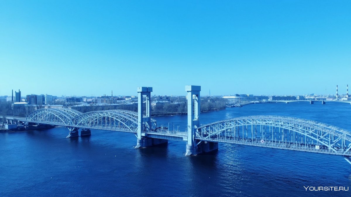 Финляндский Железнодорожный мост Санкт-Петербург