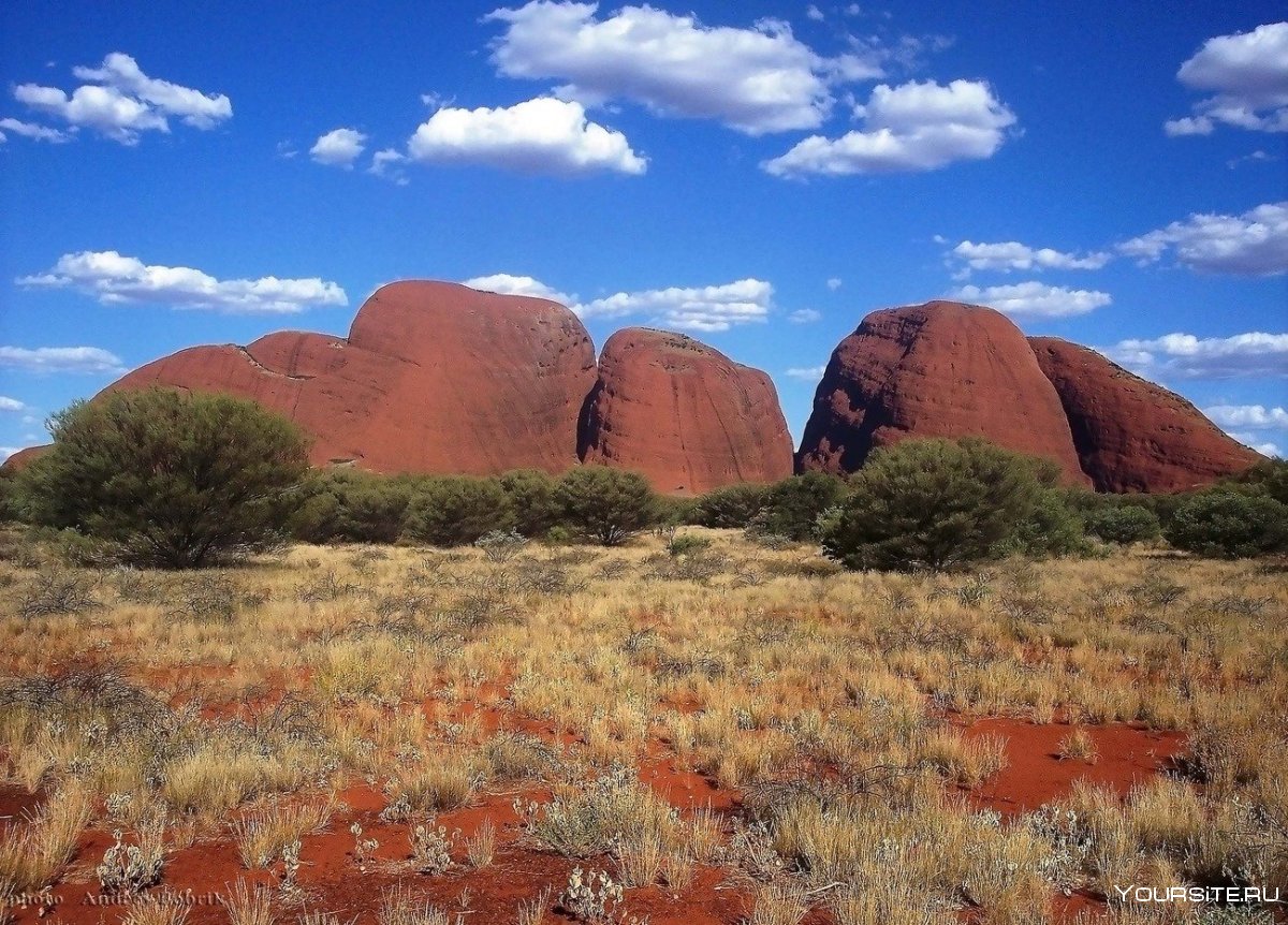 Гора лакколит в Австралии