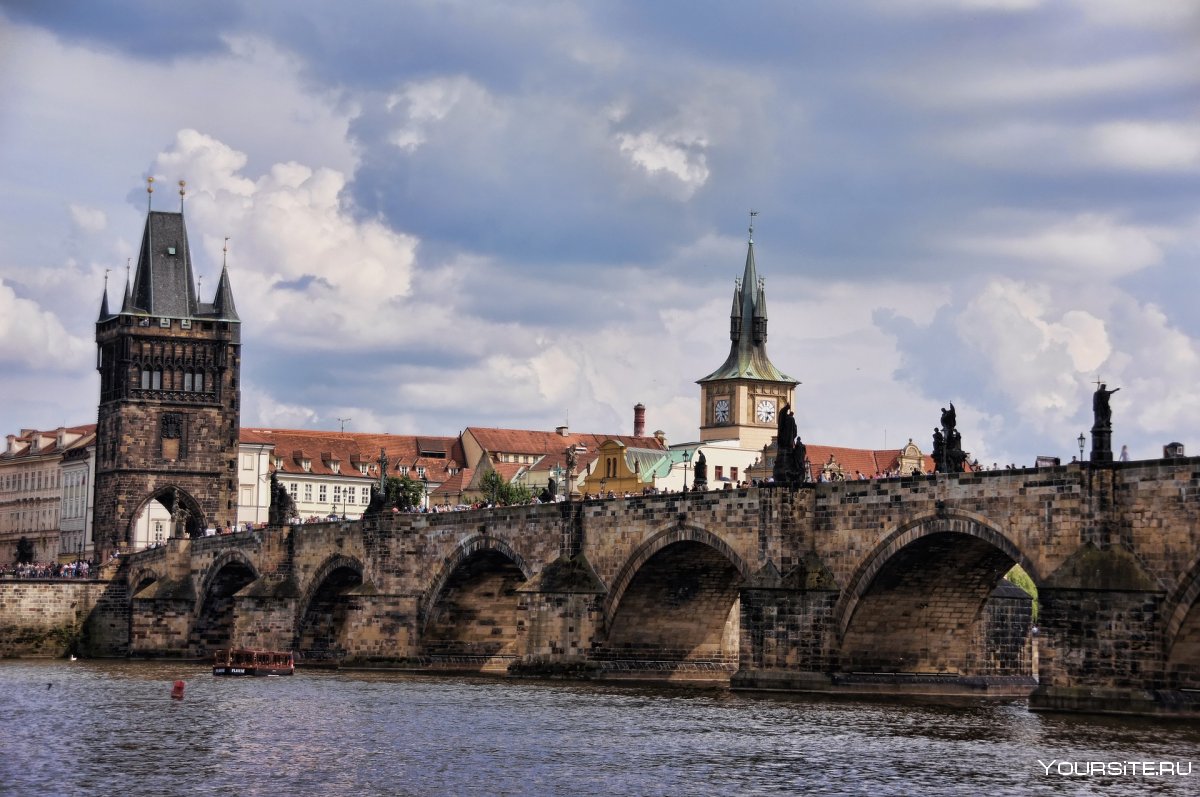 Чехия Прага Карлов мост