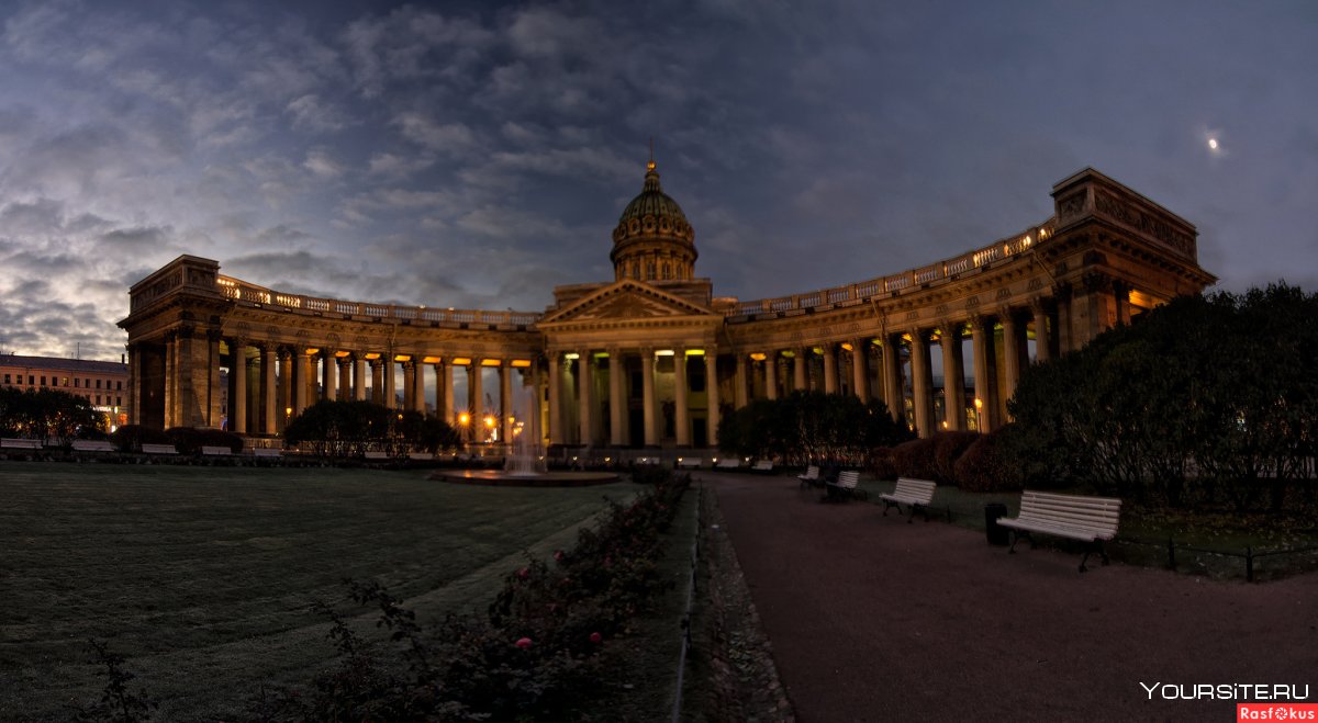Ночной Петербург Казанский собор