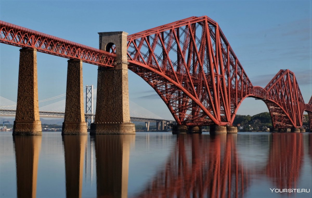 Мост Форт-бридж Эдинбург