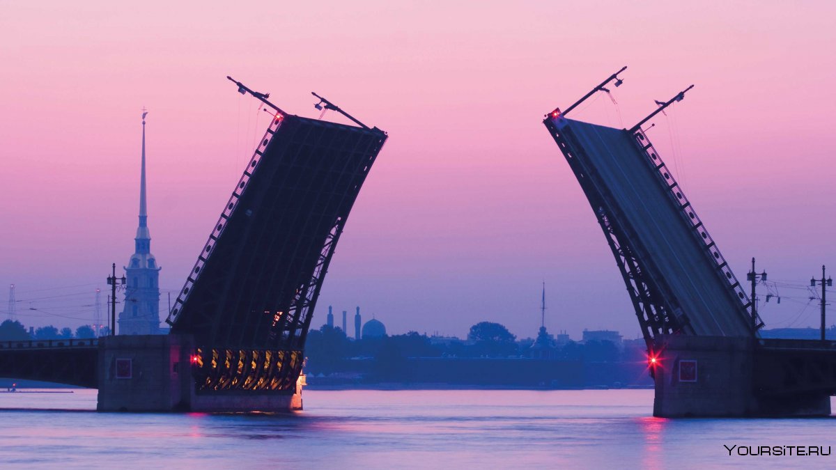 Разводной мост Петербург