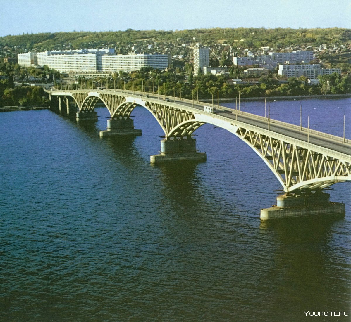 Мост через Волгу Саратов Энгельс