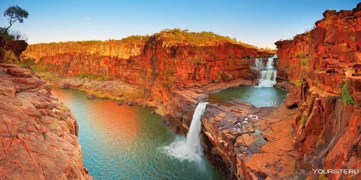 Четырехуровневый водопад Митчелл, Австралия
