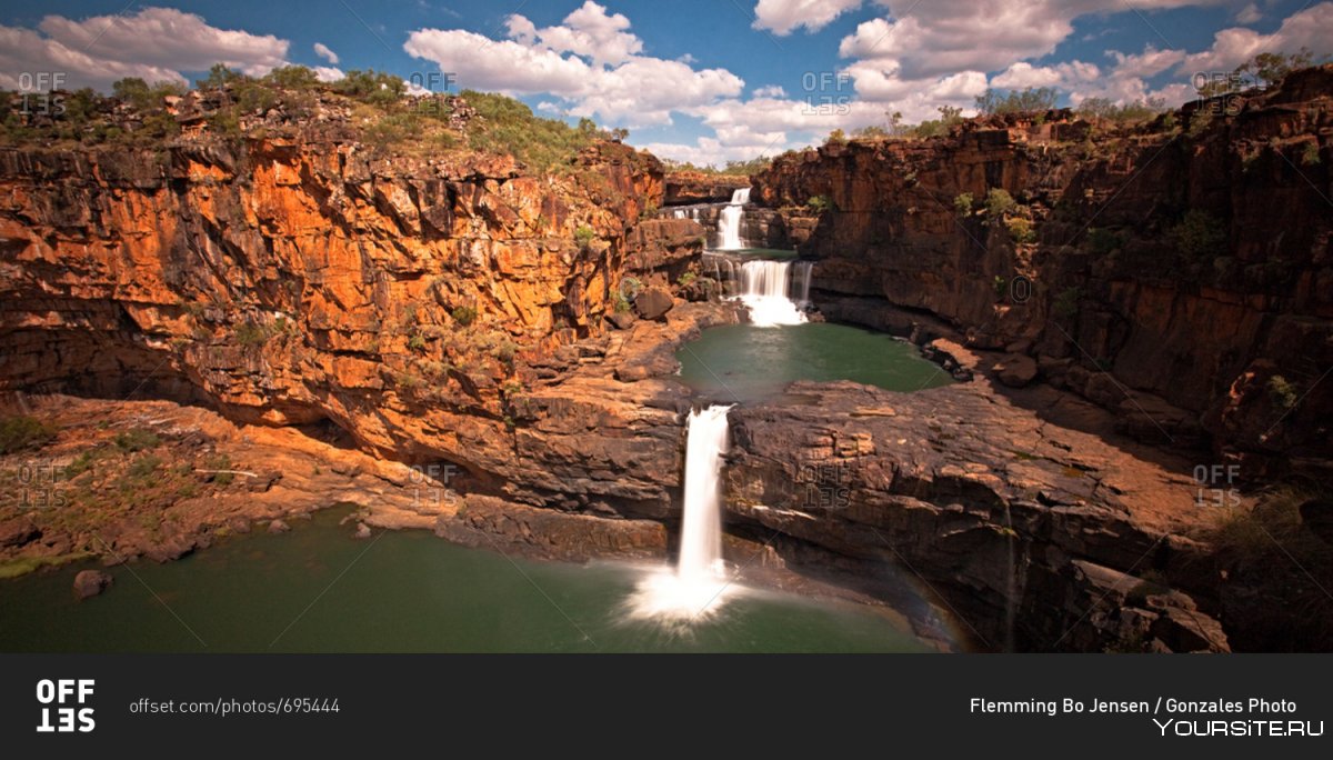 Многоуровневый водопад Митчелл, Австралия