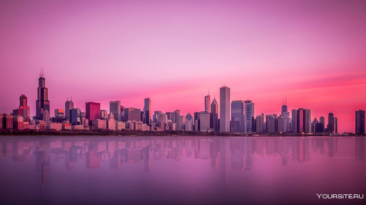 Отражение Мичиган Чикаго