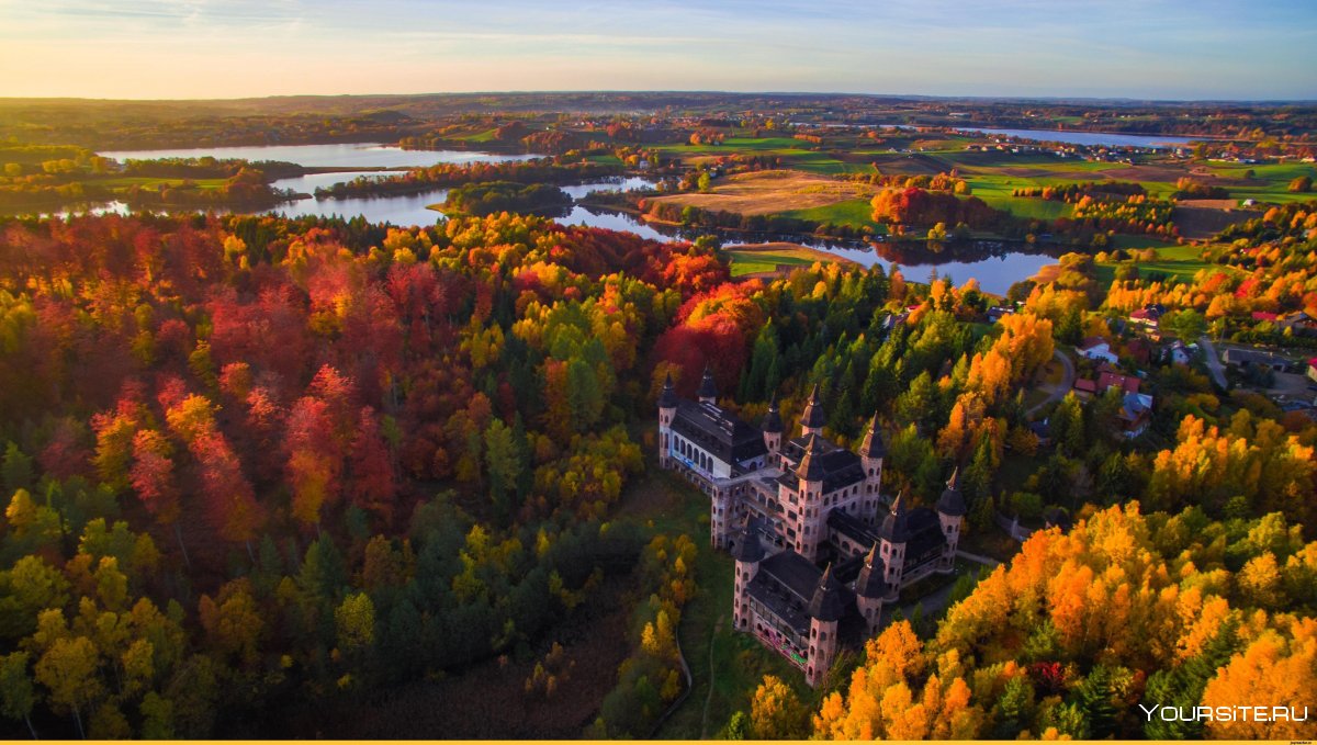 Польша замки осень
