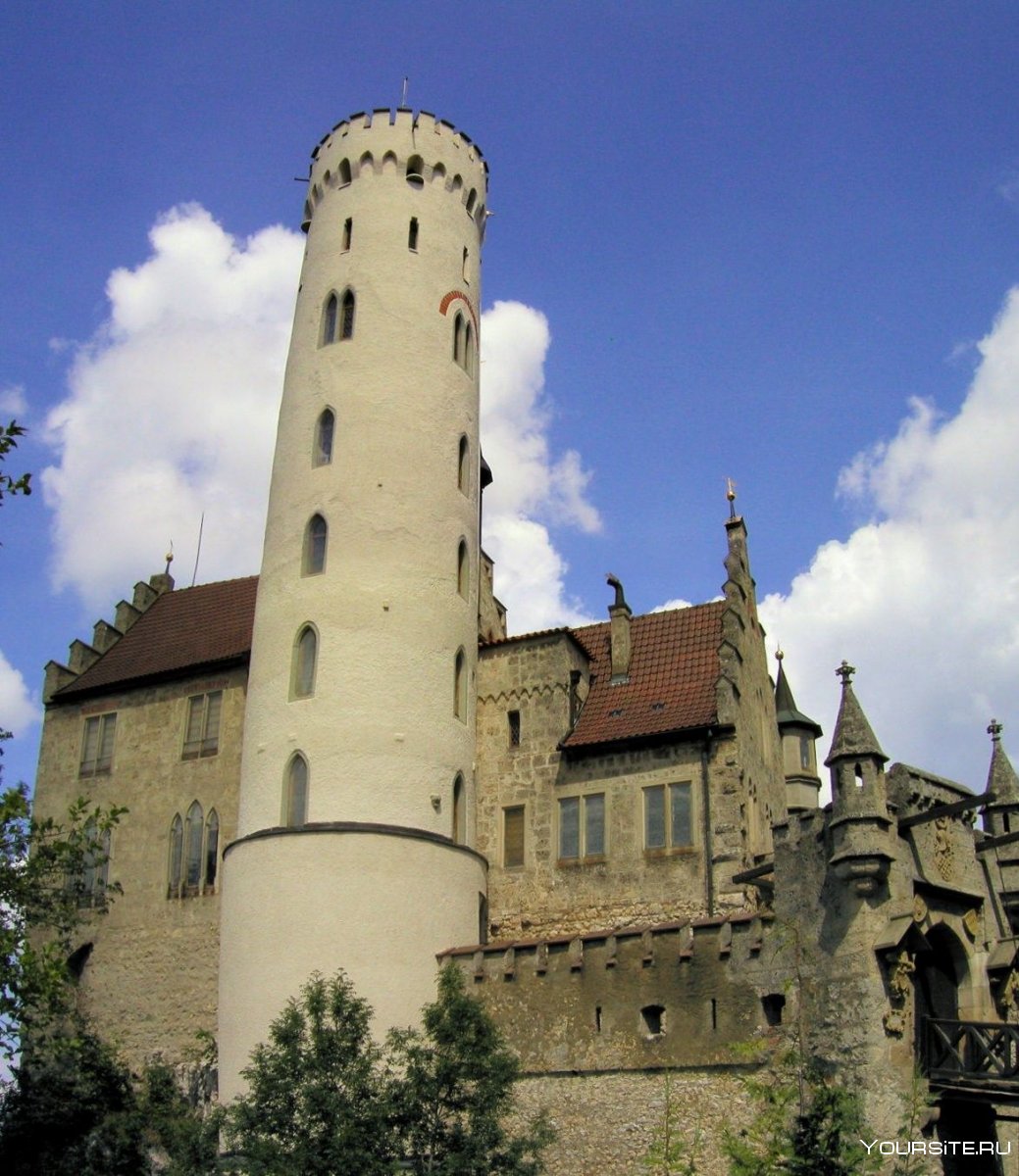 Неоготический замок Лихтенштейн