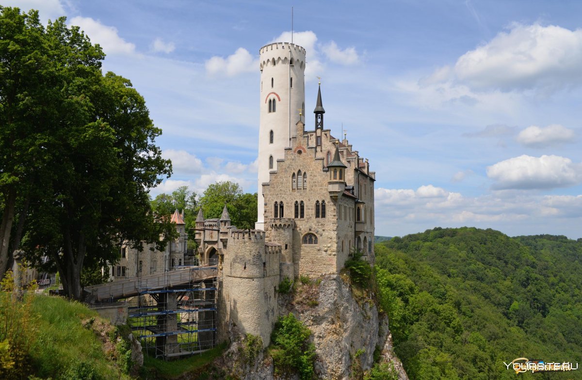 Замок Лихтенштейн контрольный лист