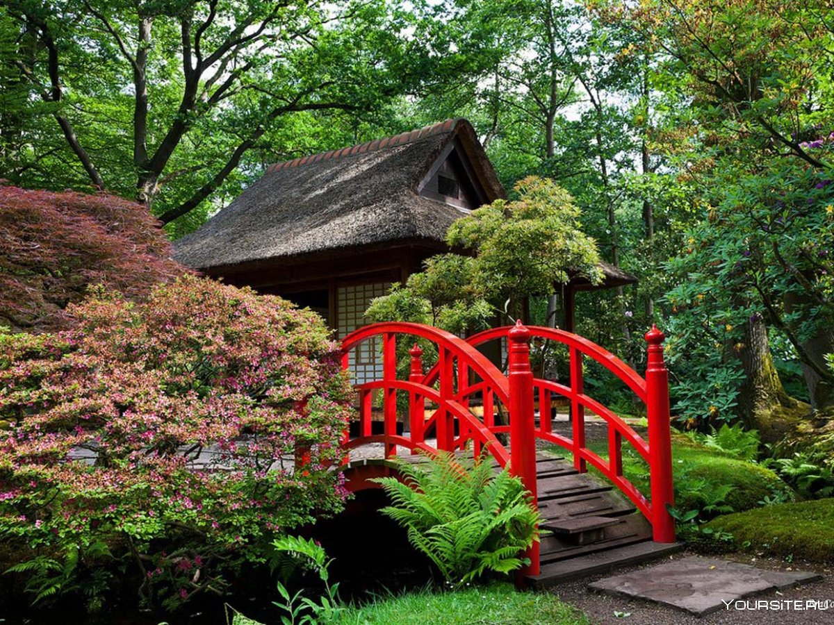 Малые архитектурные формы сад в Японии