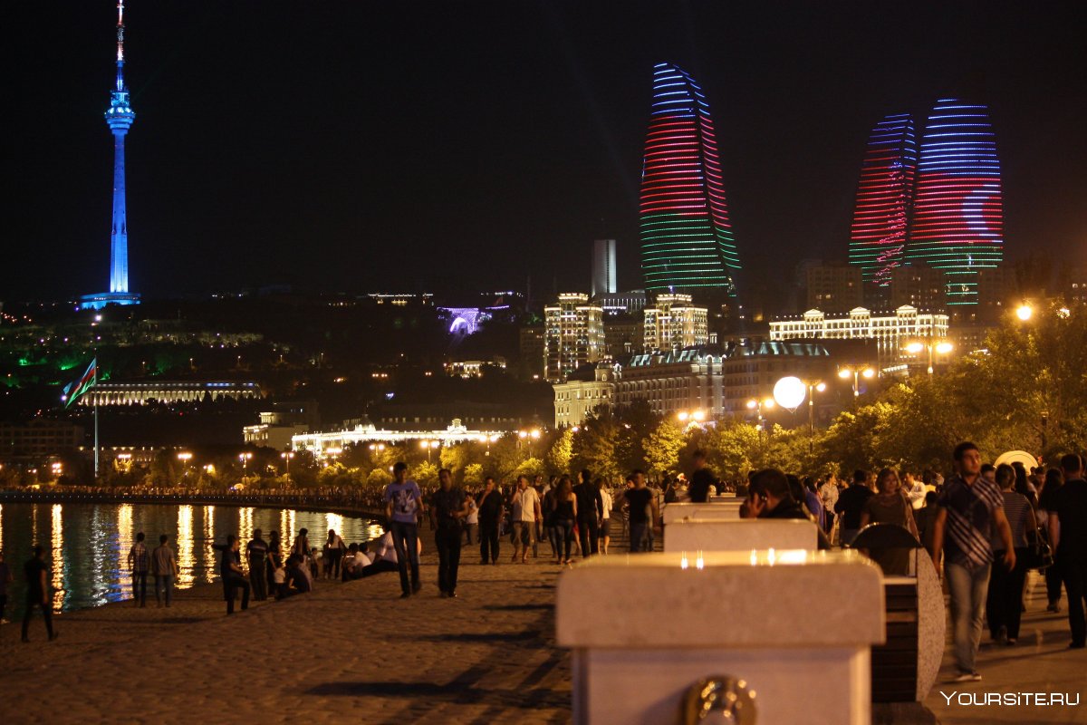 Баку набережная бульвар