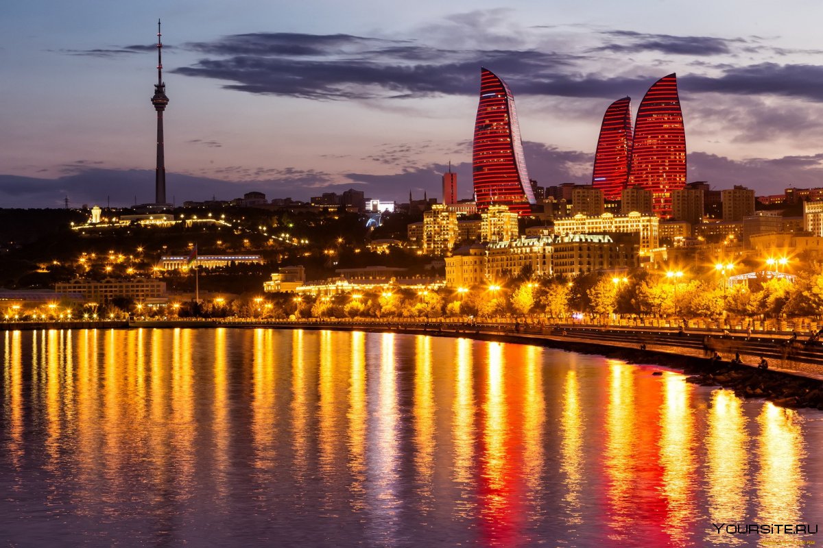 Баку столица Азербайджана речка