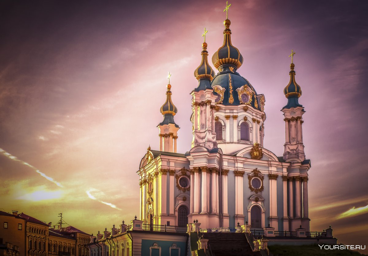 Андреевская Церковь в Украине HD