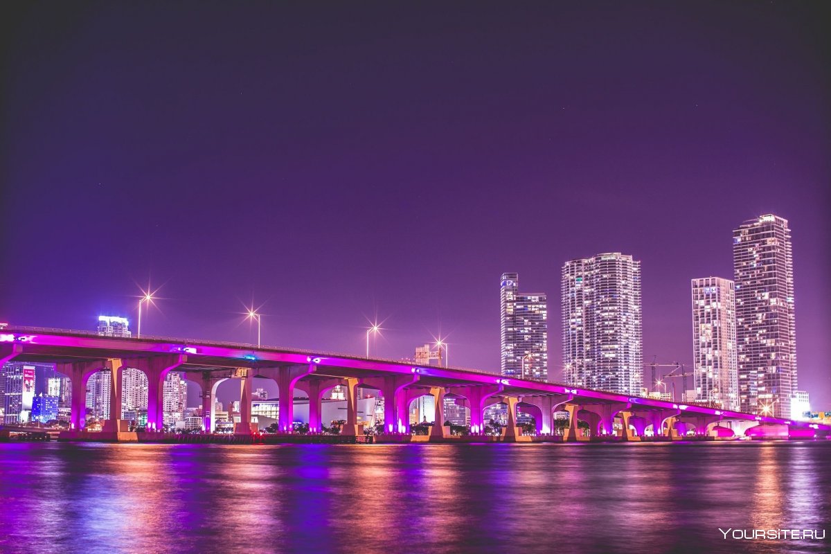 Майами ночная мост