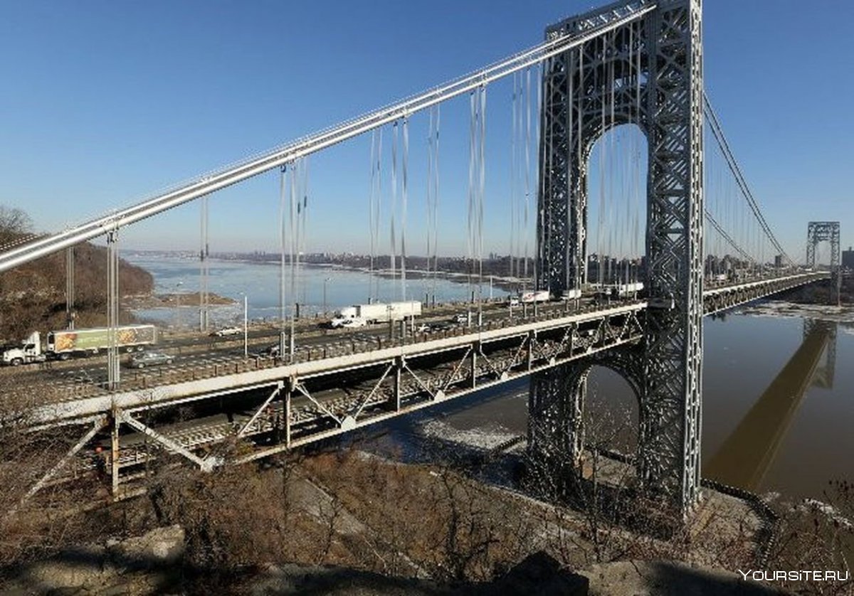 Мост Джорджа Вашингтона в Нью-Йорке