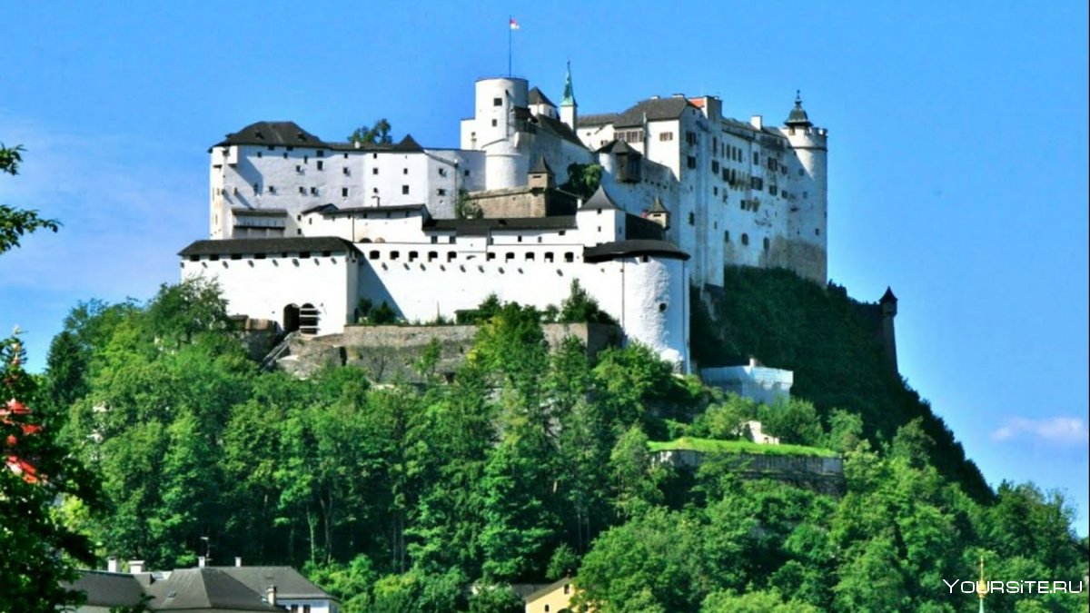 Замок Хоэнзальцбург Австрия