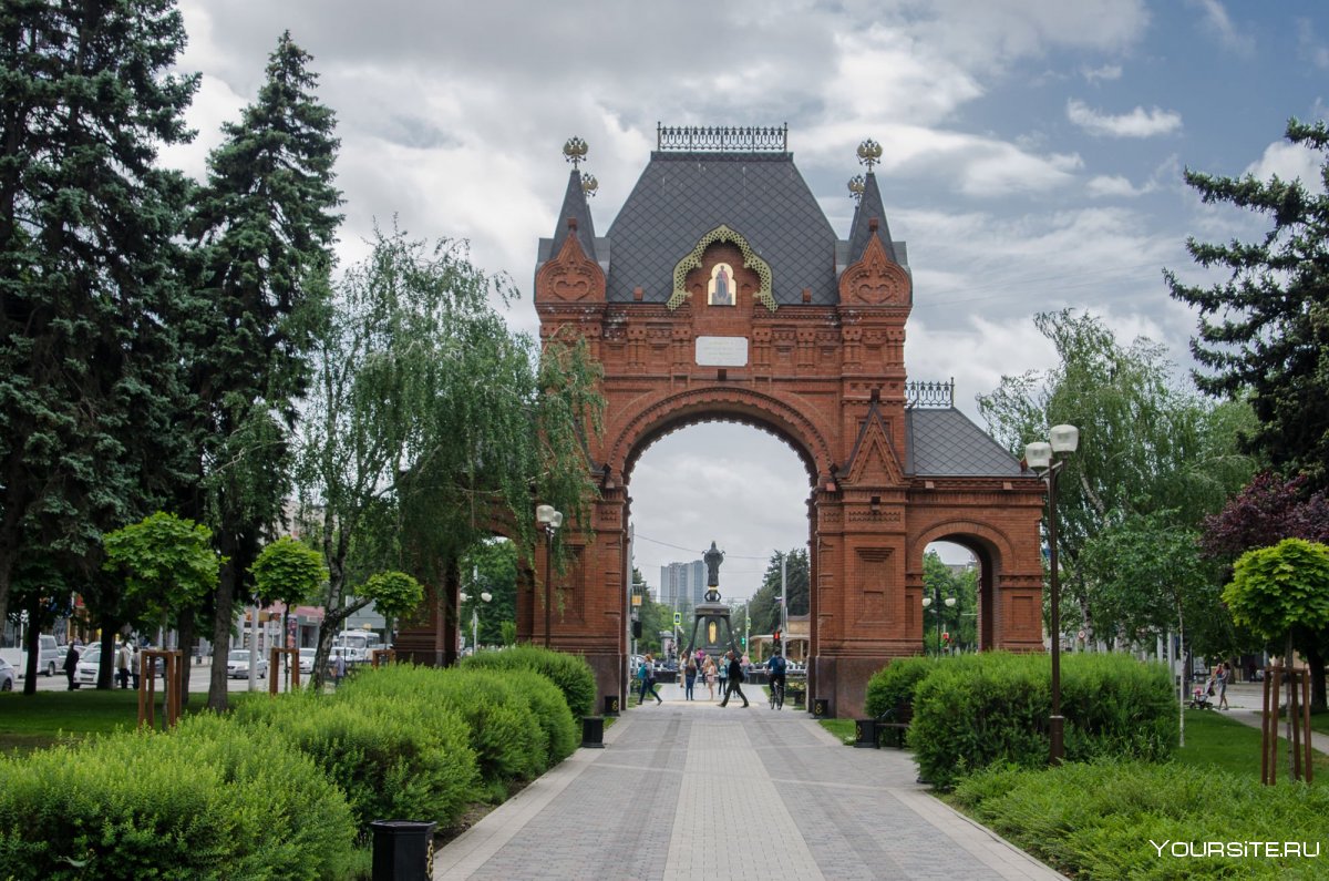 Триумфальная арка ул.красная Краснодар