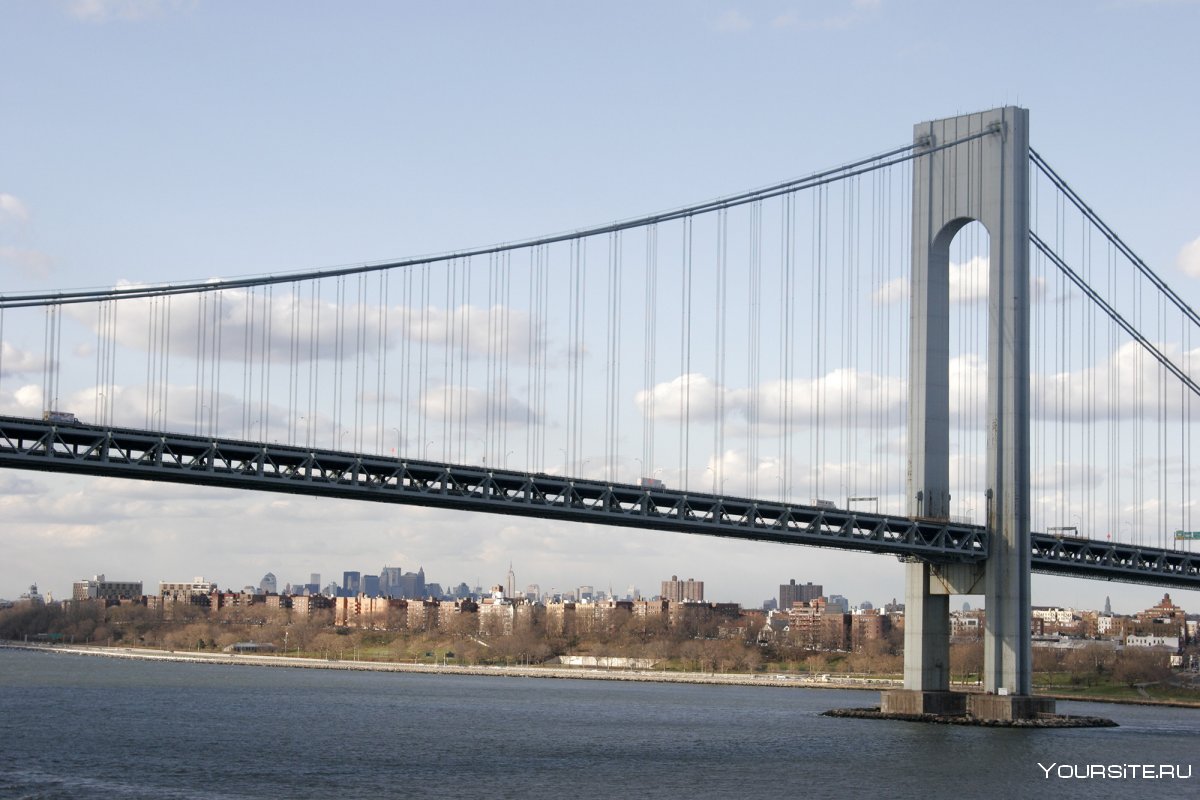 Мост Верразано в Нью-Йорке фото