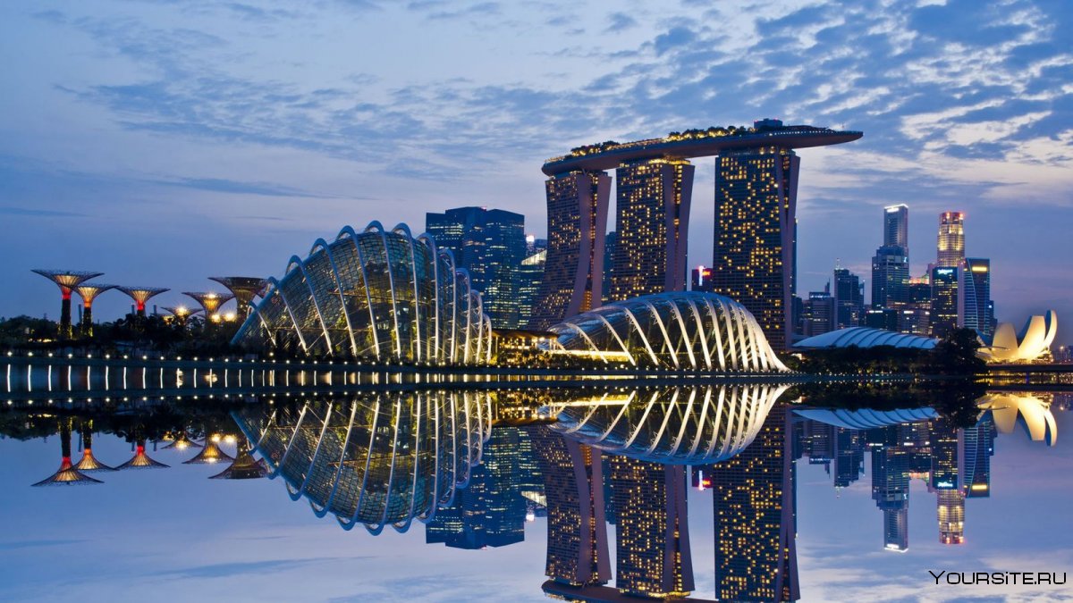 Сингапур Марина Бэй достопримечательности