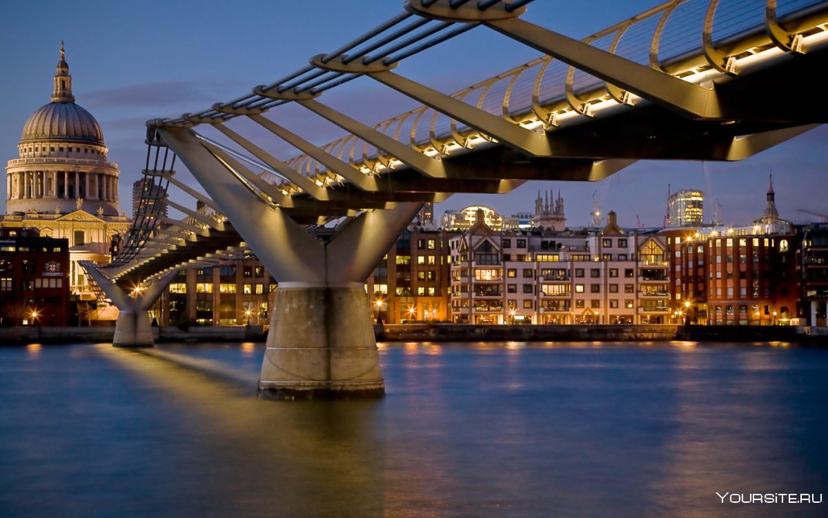 Мост Миллениум Лондон архитектур
