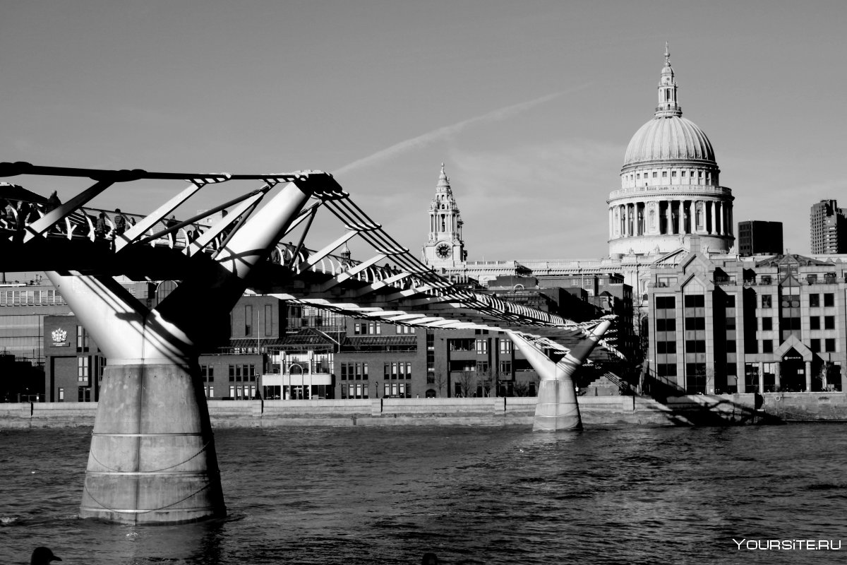 Мост Миллениум Лондон в Гарри Поттере