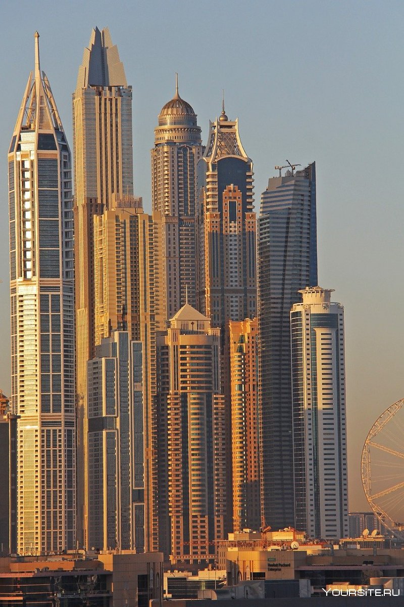 Архитектура Марины Дубай