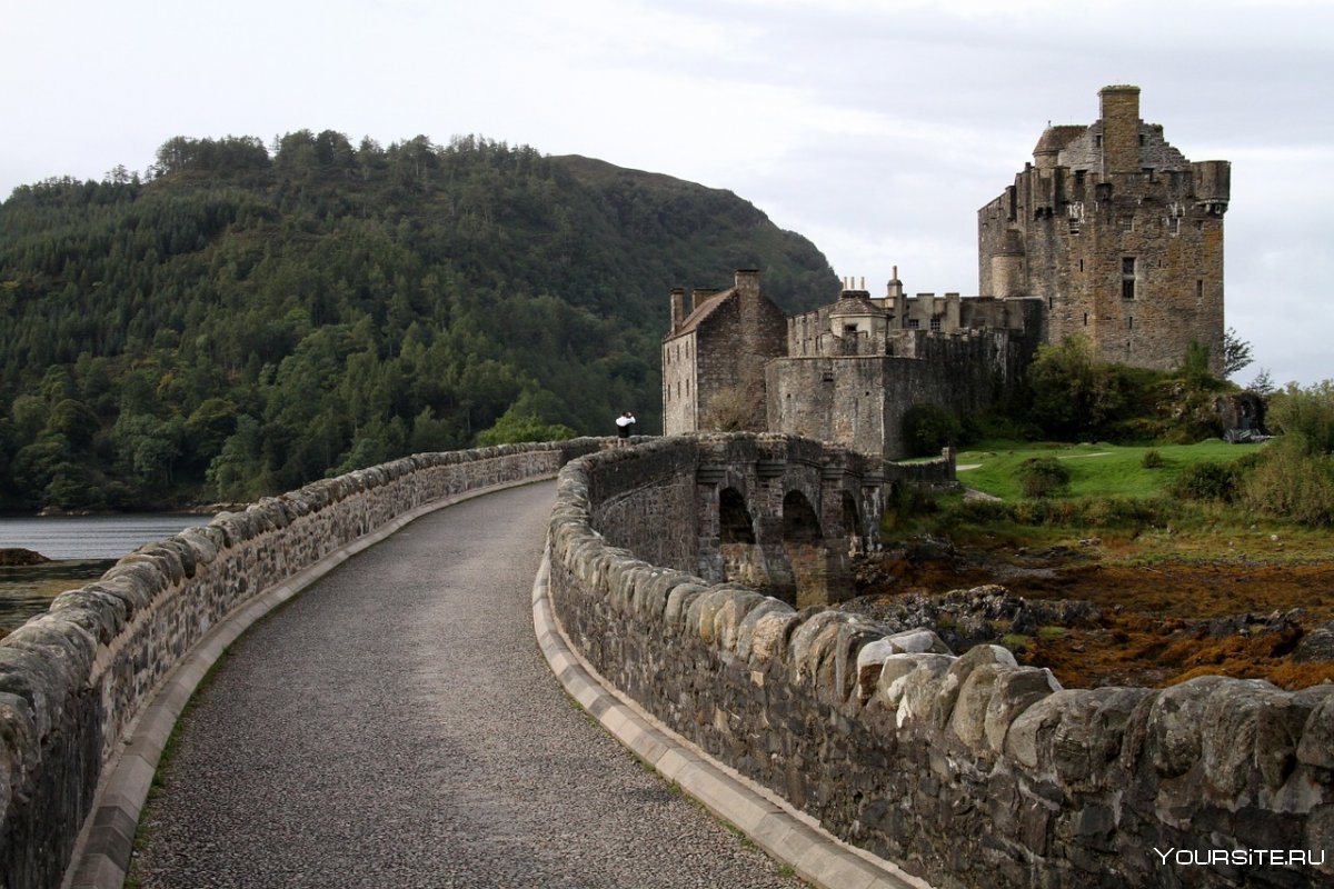 Шотландия дорогой замок