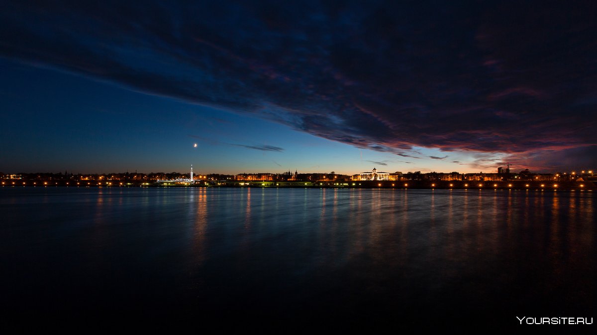 Панорама ночного Волгограда