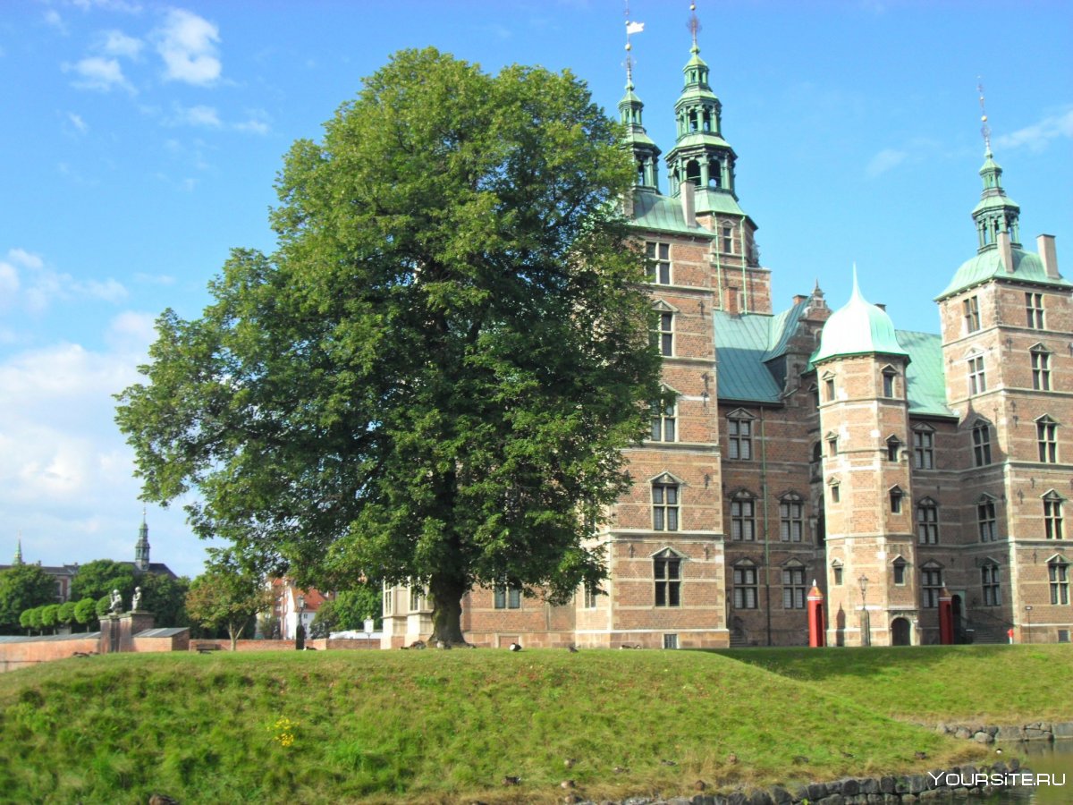 Замок Розенборг Копенгаген сад