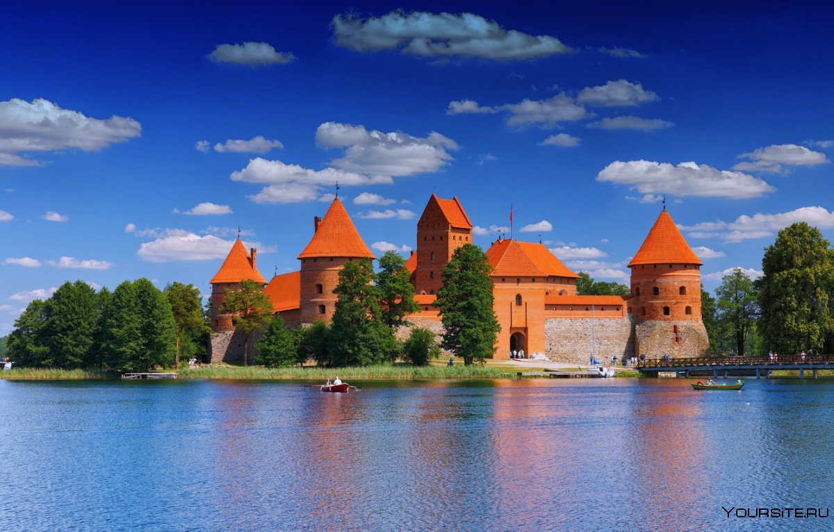 Тракайский замок Литовская ССР